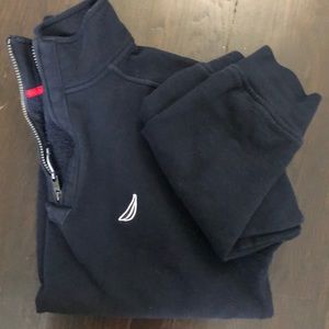 Nautica men’s quarter zip pullover sweatshirt XL